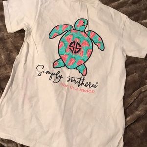White Turtle Simply Southern Shirt
